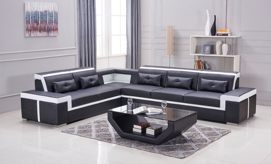 Ruby - L - Leather Sofa Lounge Set